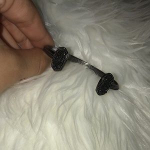 Gunmetal Kendra Scott cuff bracelet
